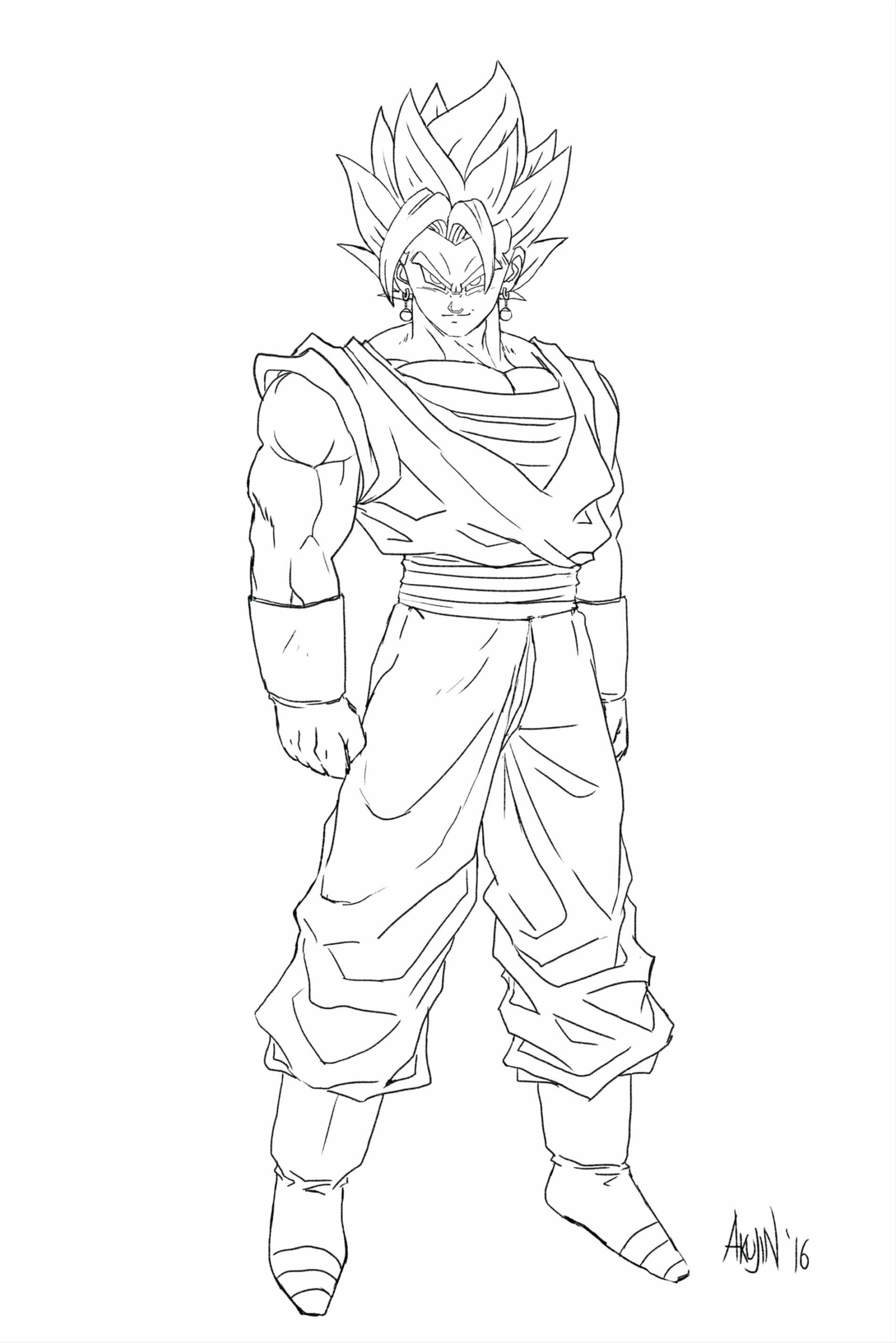 Goku Printable Coloring Pages