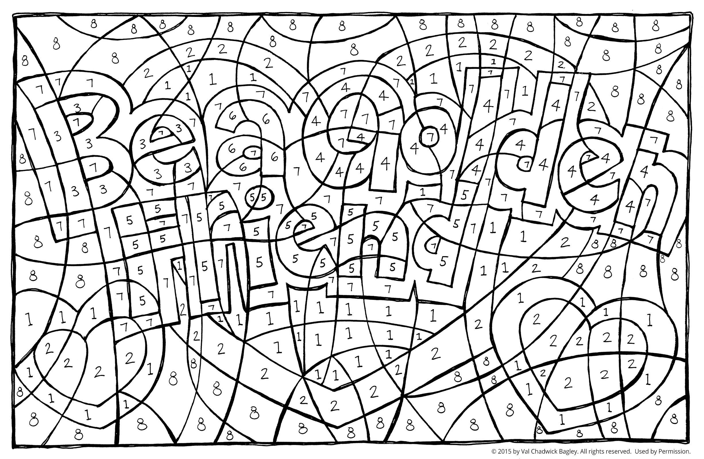 Golden Rule Coloring Page