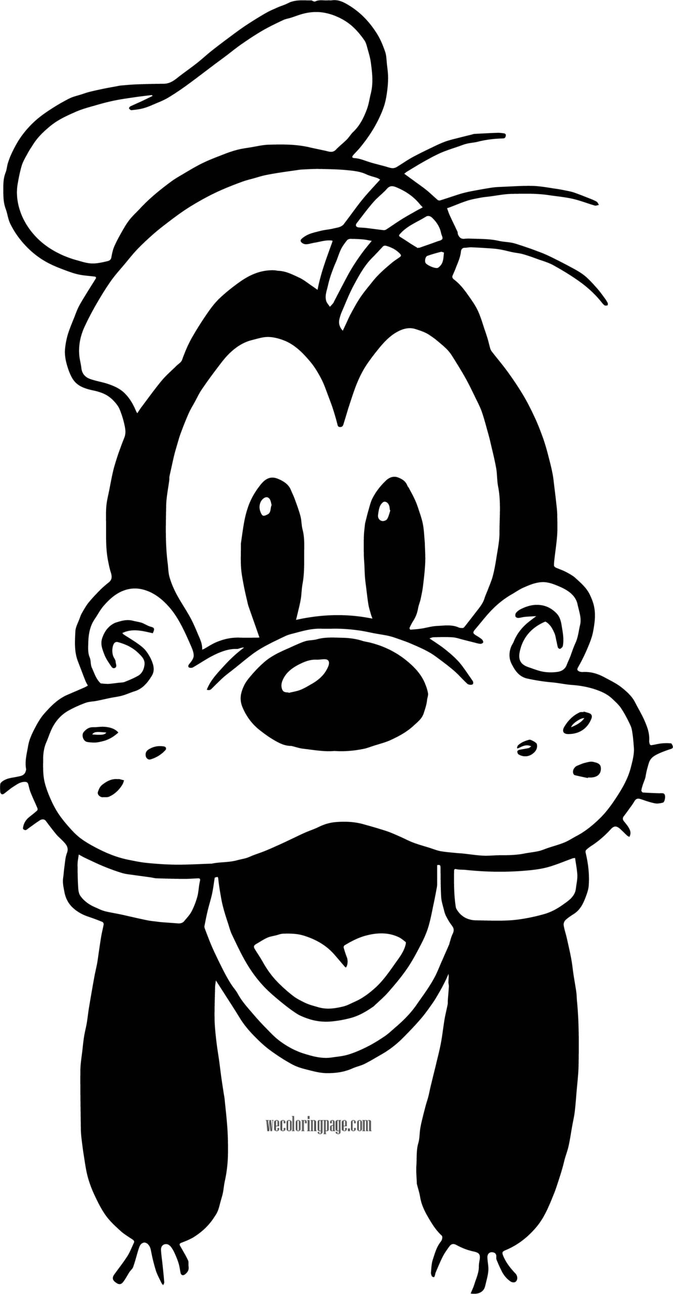Goofy Coloring Page
