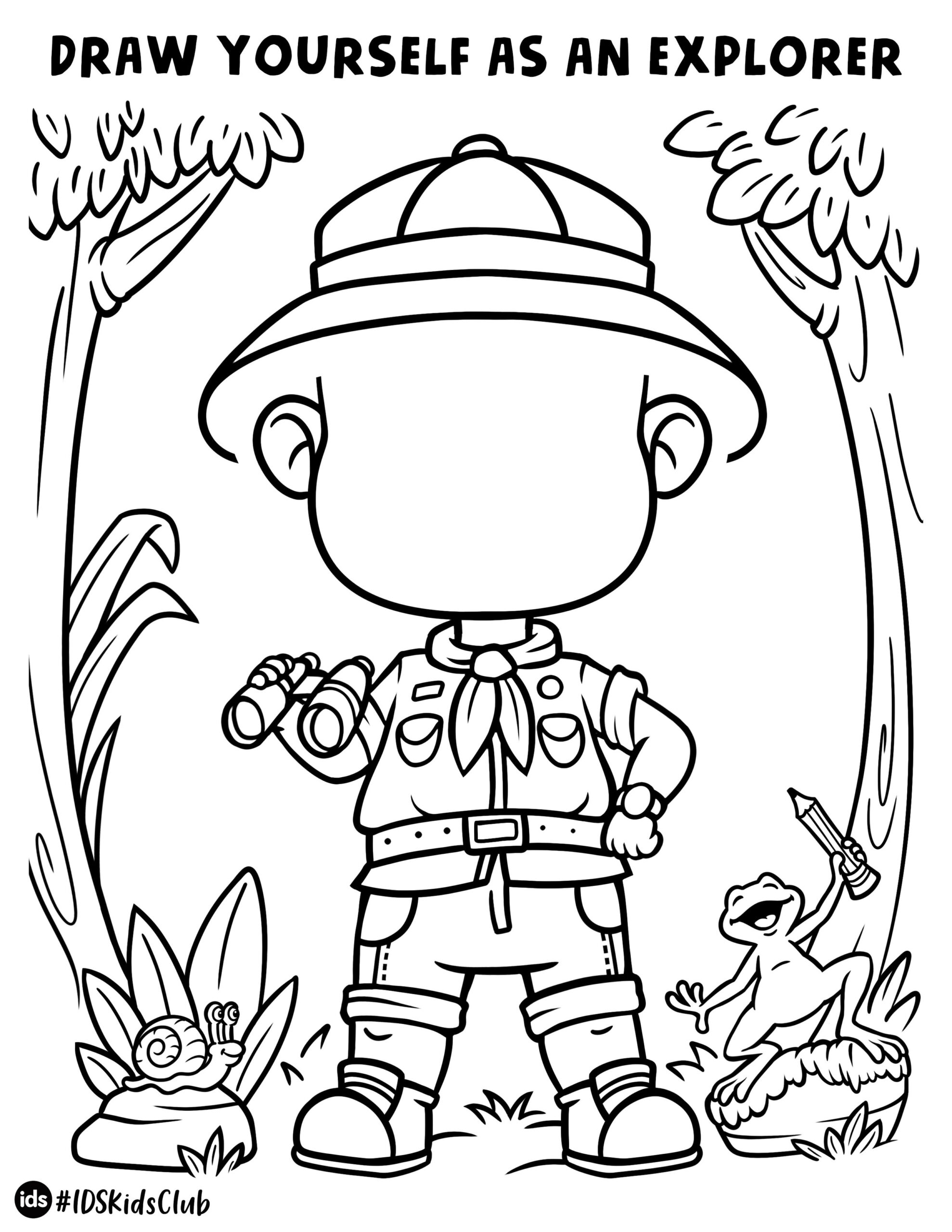 Google Safari Coloring Page Activities Coloring Pages