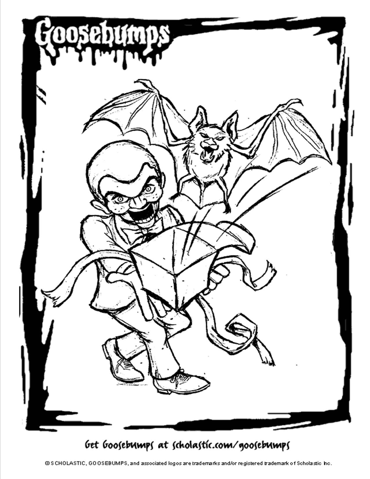 Goosebumps 2 Coloring Pages
