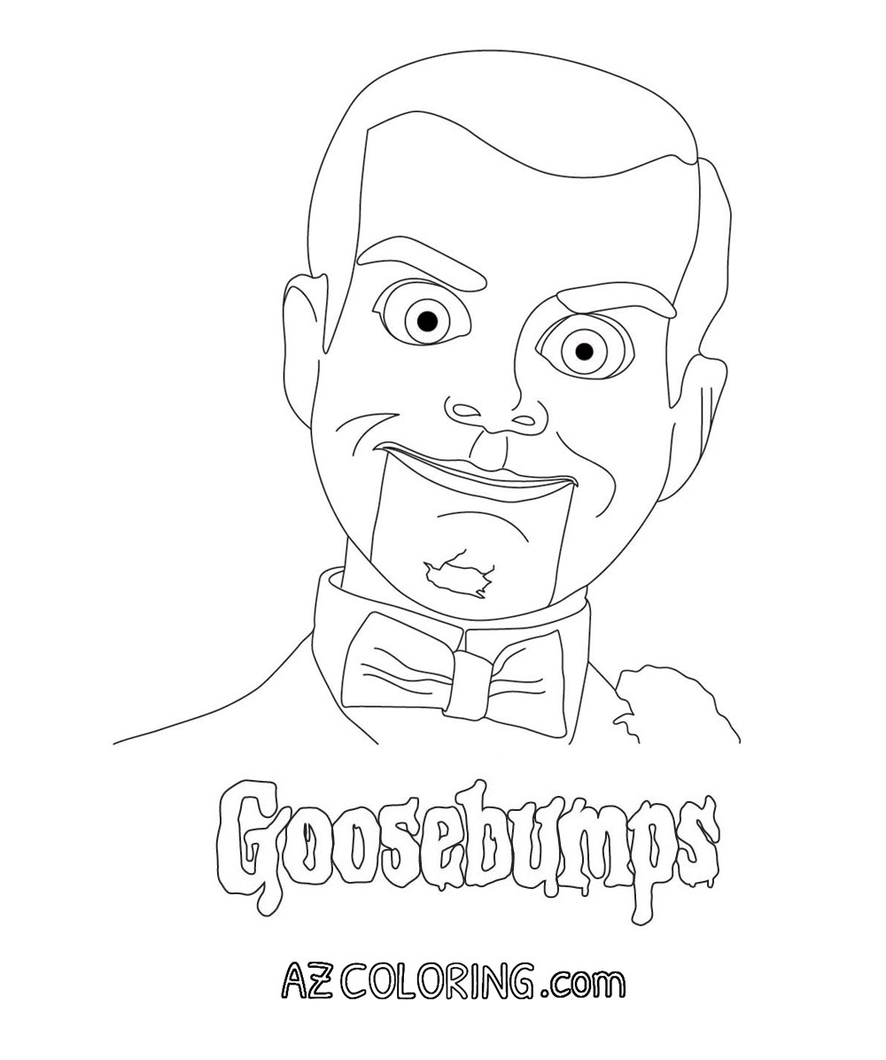 Goosebumps Coloring Pages Coloring Home