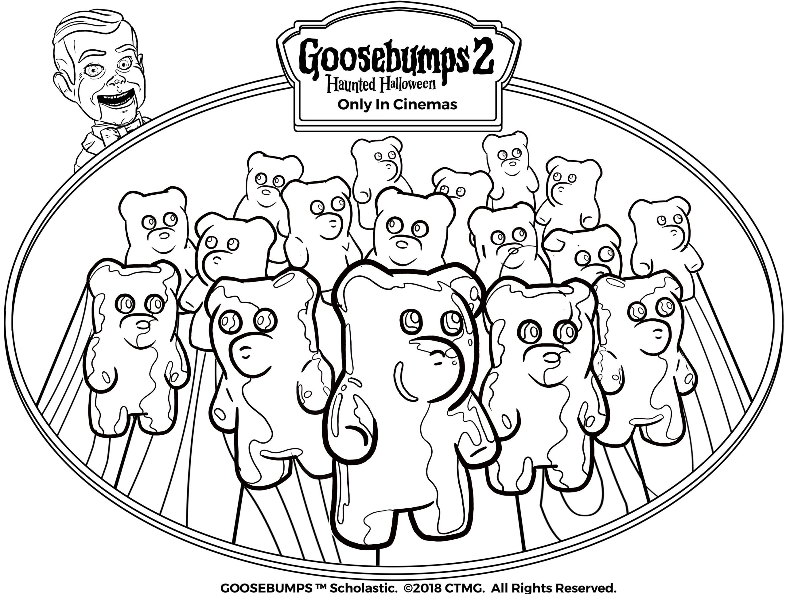 Goosebumps Movie Goosebumps Coloring Pages Askworksheet