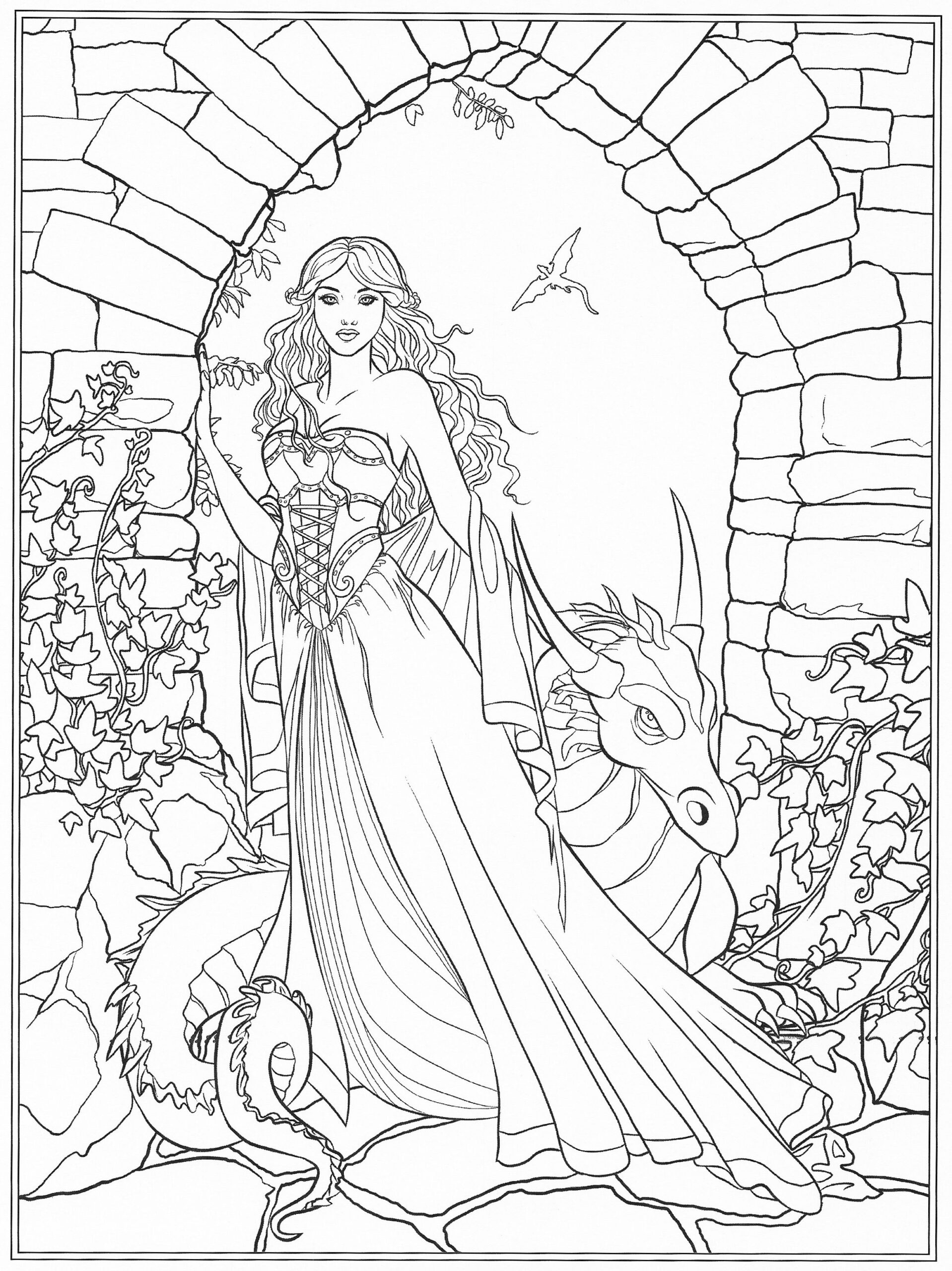 Gothic Adult Coloring Pages At GetColorings Free Printable Colorings Pages To Print And Color