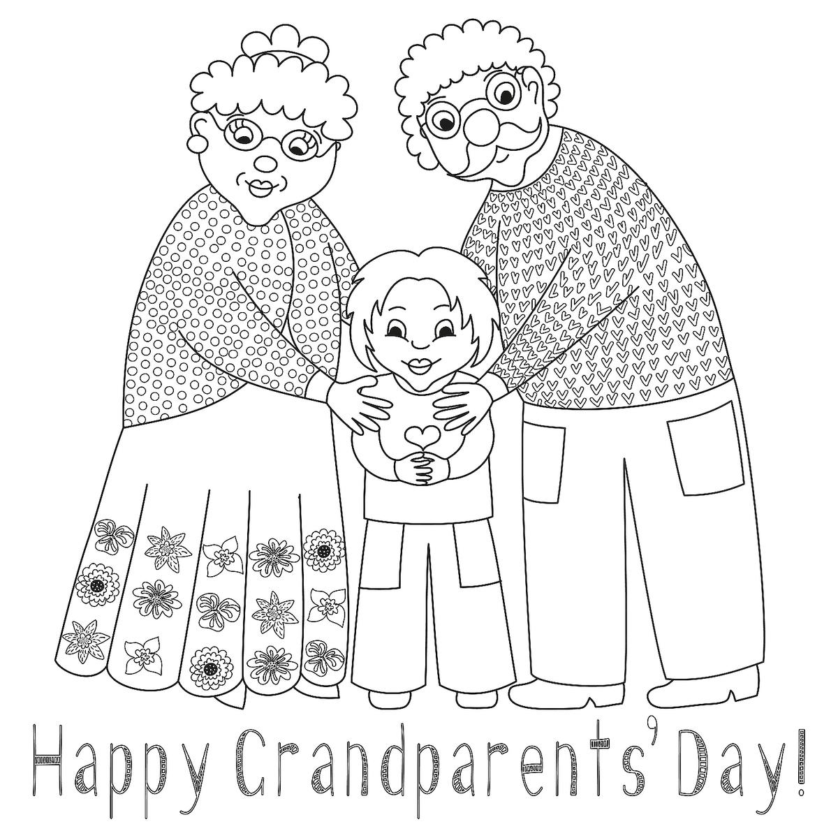 Grandparents.Com Coloring Pages
