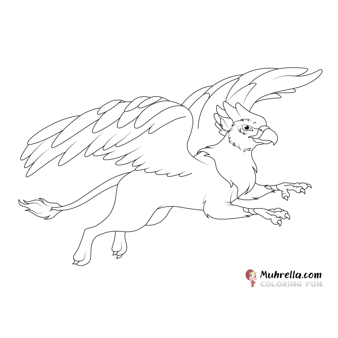 Griffin Coloring Page