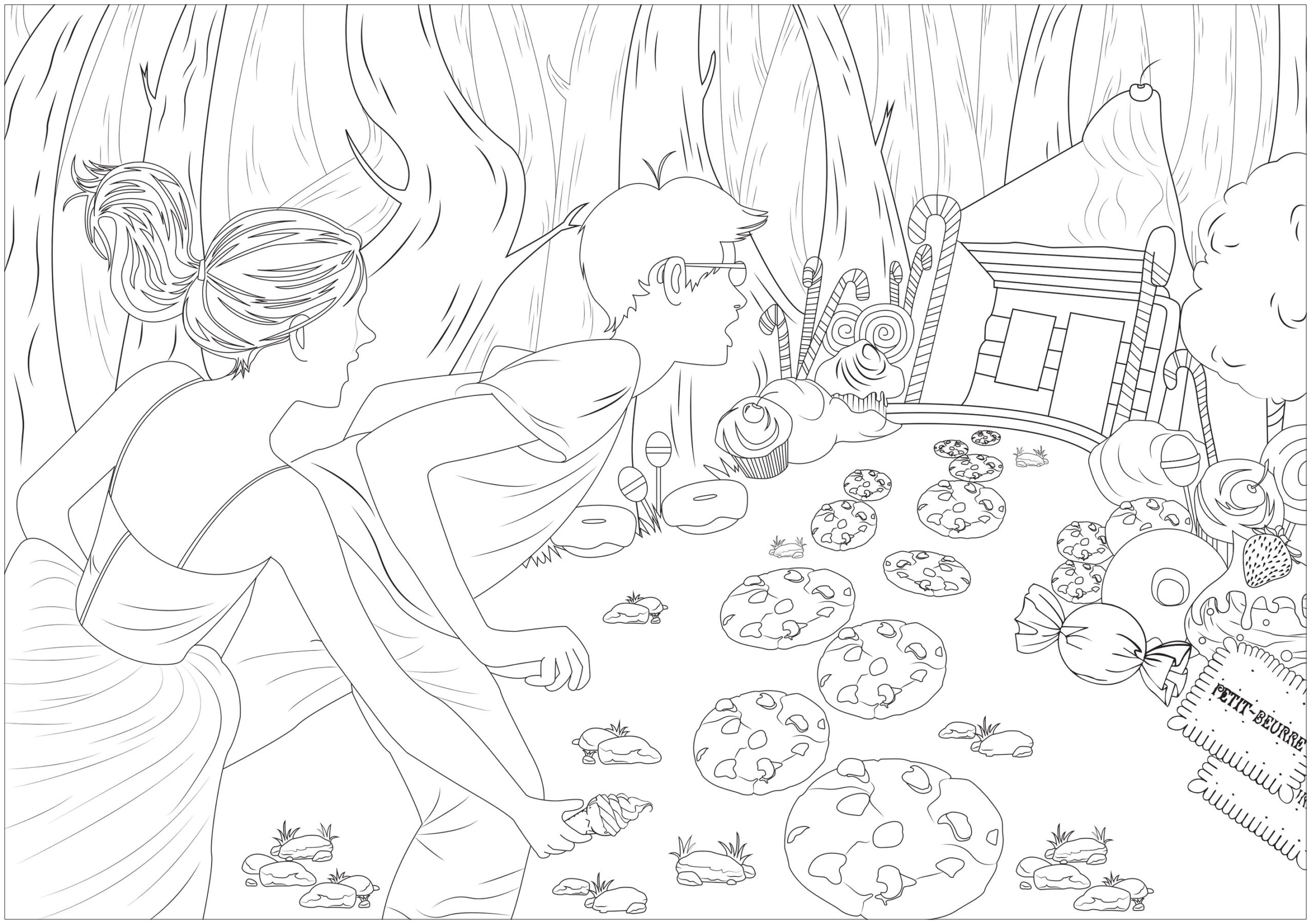 Grimm Fairy Tales New Orleans Adult Coloring Pages Coloring Pages