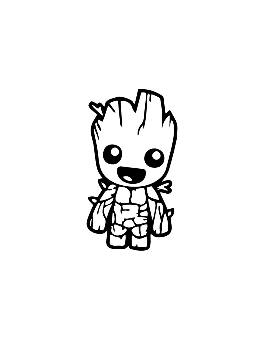Groot Coloring Pages