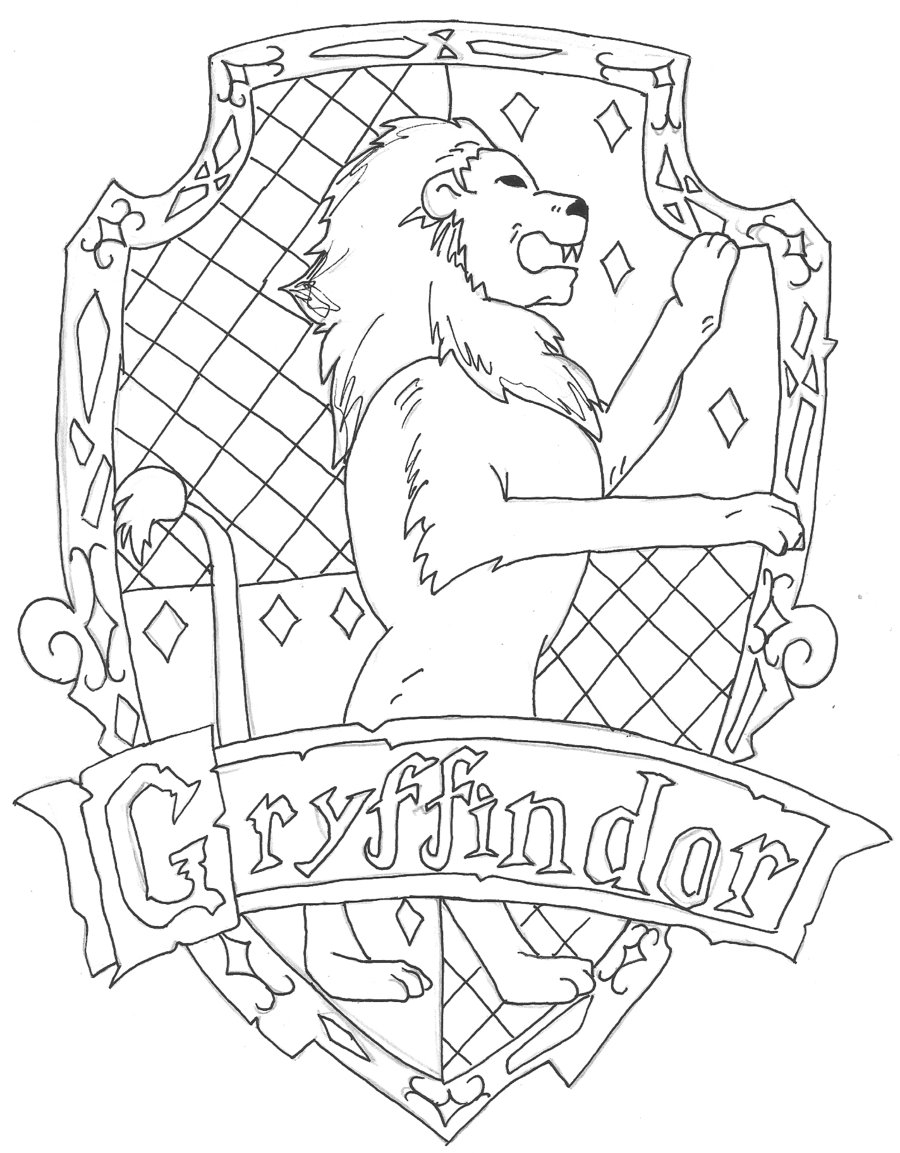 Gryffindor Coloring Page At GetColorings Free Printable Colorings Pages To Print And Color