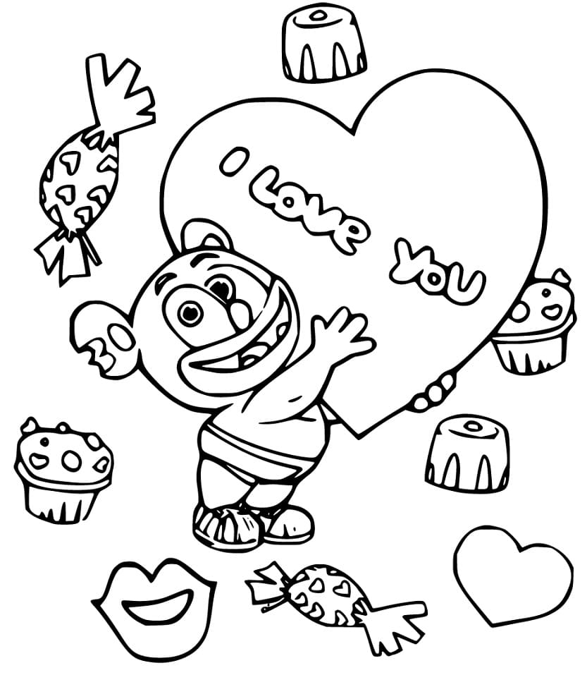 Gummy Bear Coloring Pages Free Printable Coloring Pages For Kids