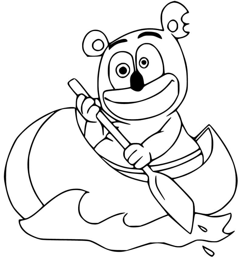 Gummy Bear Smiling Coloring Page Free Printable Coloring Pages For Kids