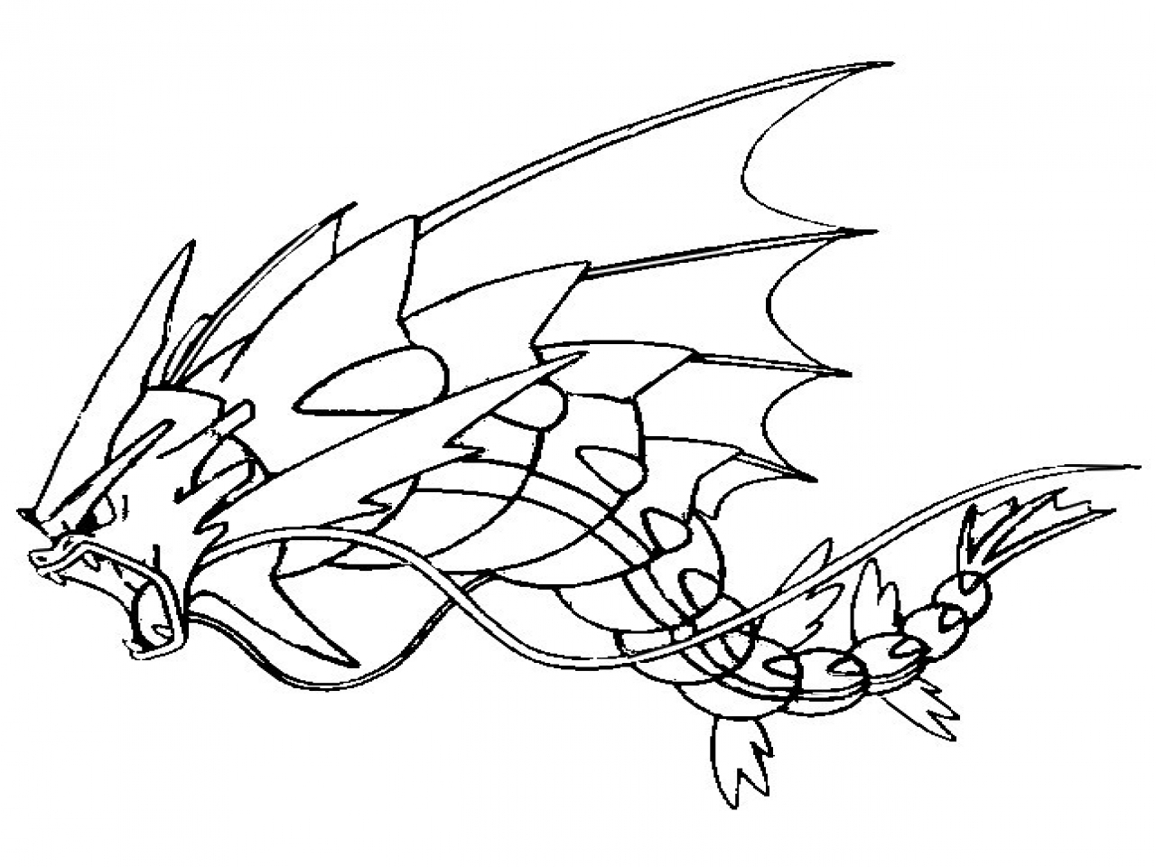 Gyarados Drawing At GetDrawings Free Download