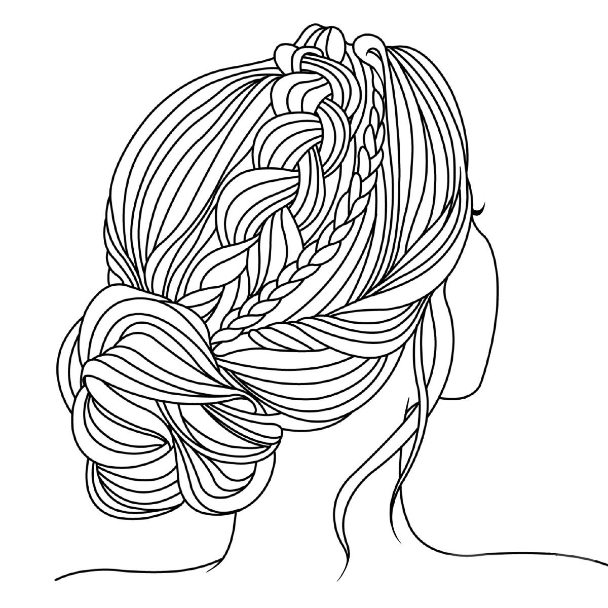 Hair Trends 2024 Coloring Pages Agnese Krissy
