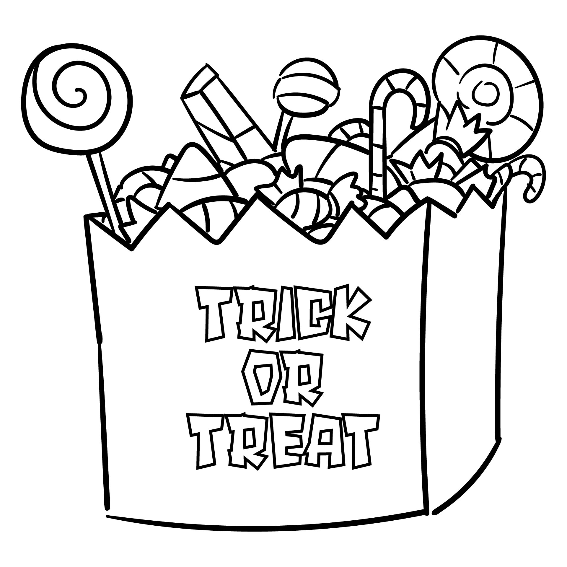 Halloween Candy Coloring Pages 15 Free PDF Printables Printablee