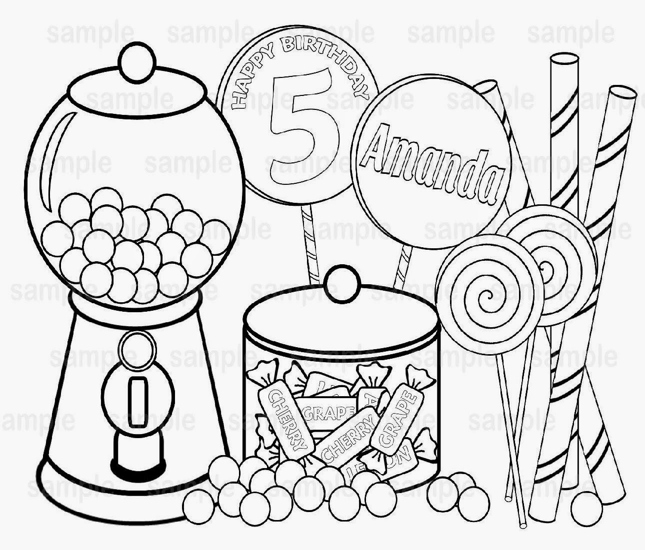 Halloween Candy Coloring Pages At GetColorings Free Printable Colorings Pages To Print And