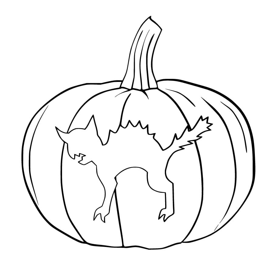 Halloween Pattern Coloring Pages