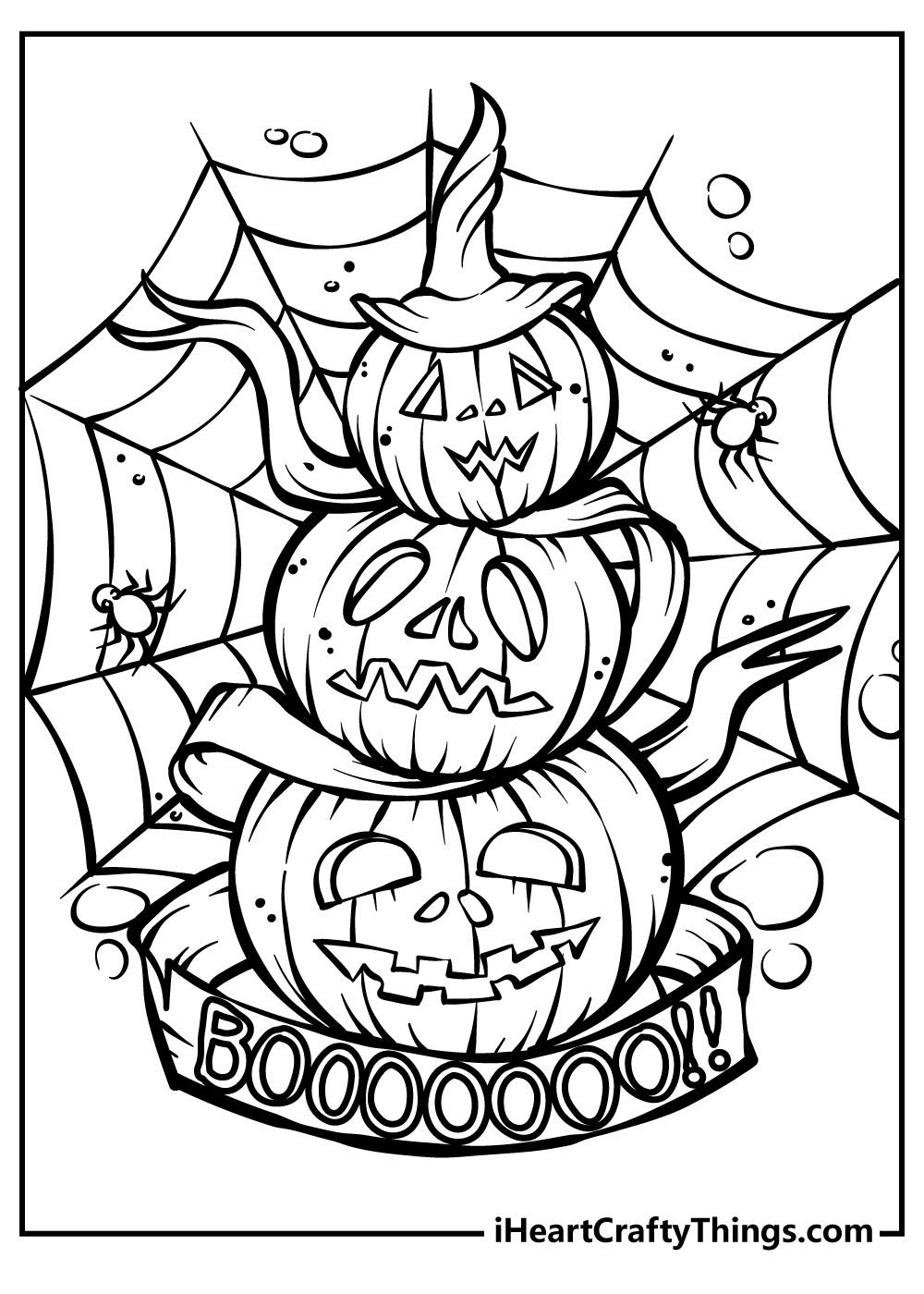 Halloween Coloring Pages, Adult