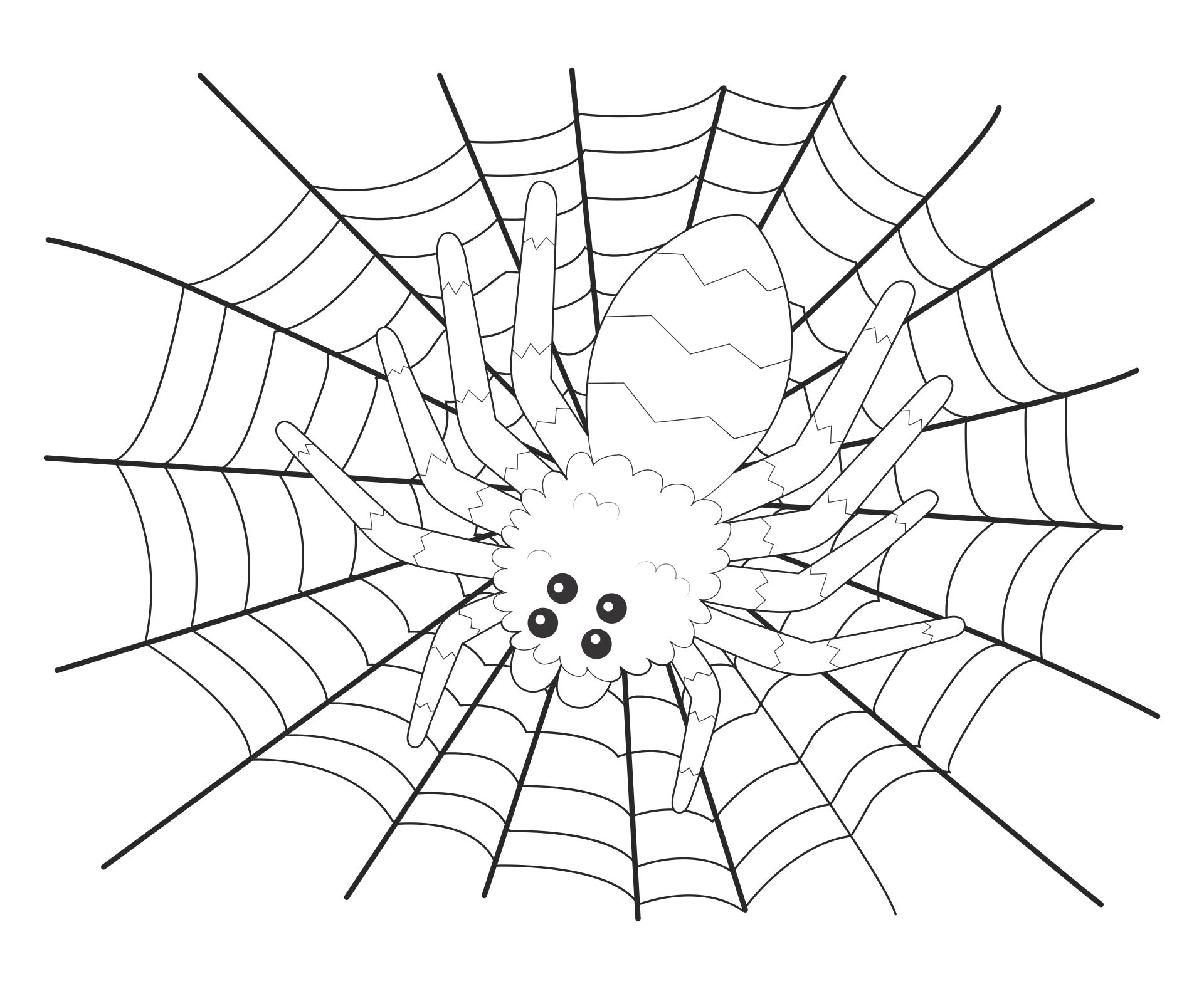 Halloween Spider Coloring Pages 15 Free PDF Printables Printablee