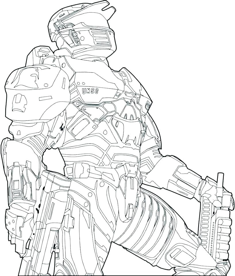 Halo 4 Master Chief Coloring Pages At GetColorings Free Printable Colorings Pages To Print