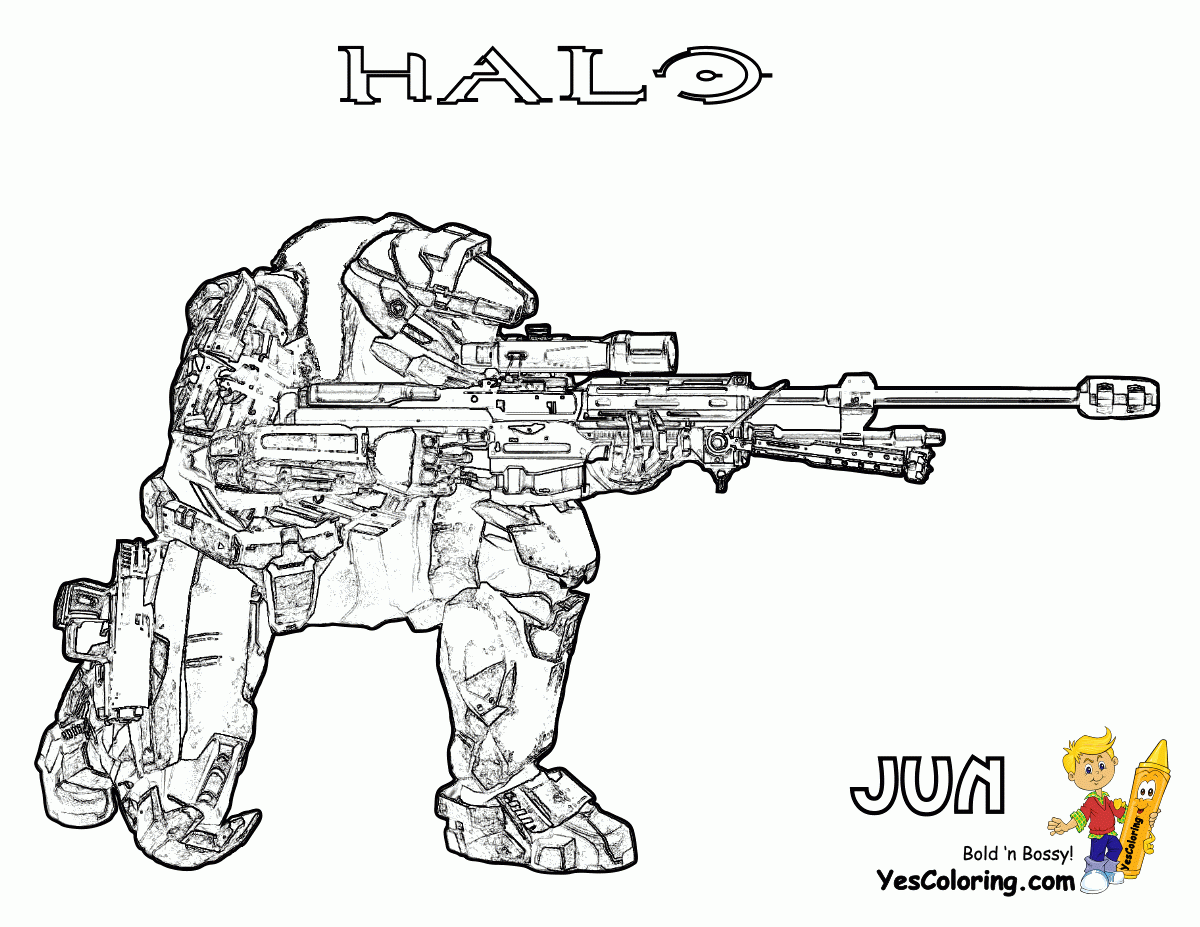 Halo Coloring Pages Books 100 FREE And Printable