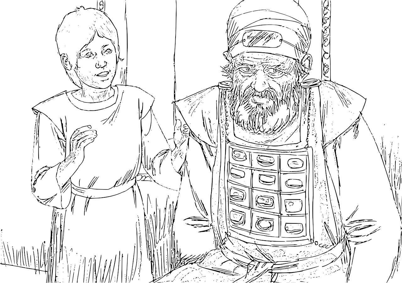 Hannah And Samuel Coloring Pages