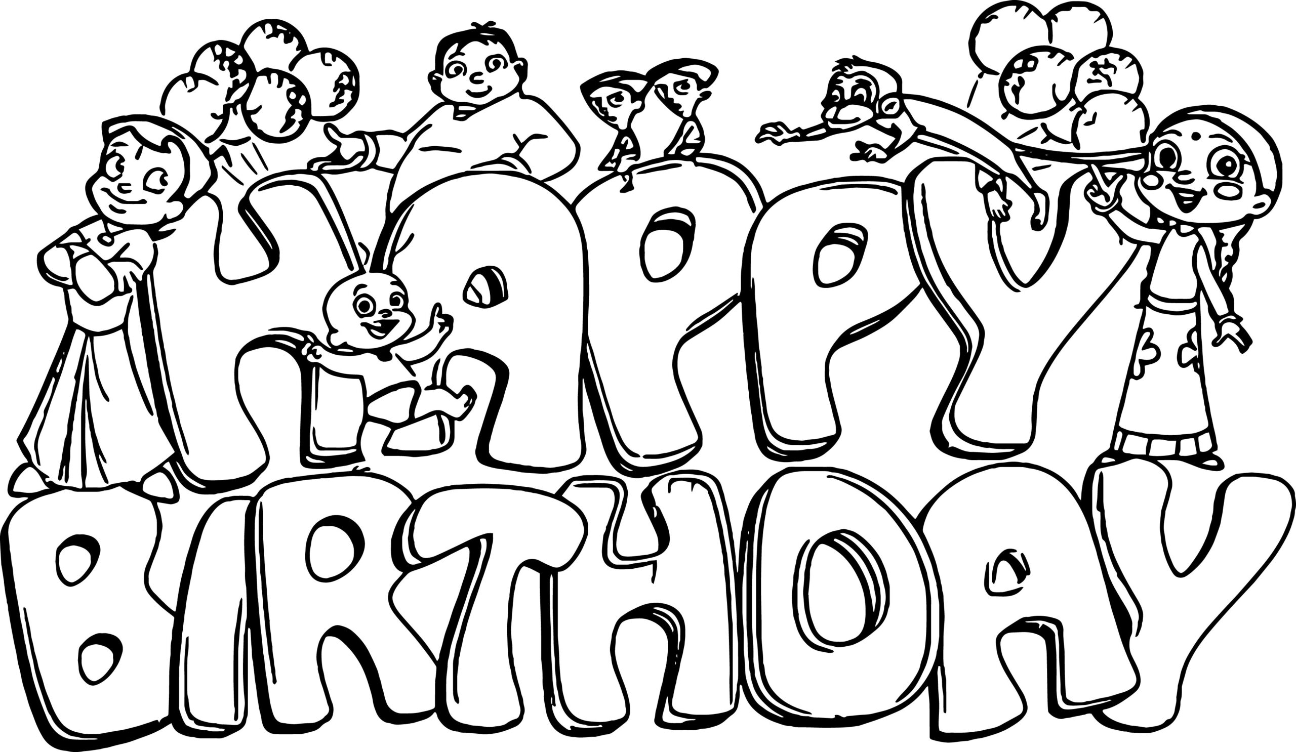 Coloring Pages Birthday