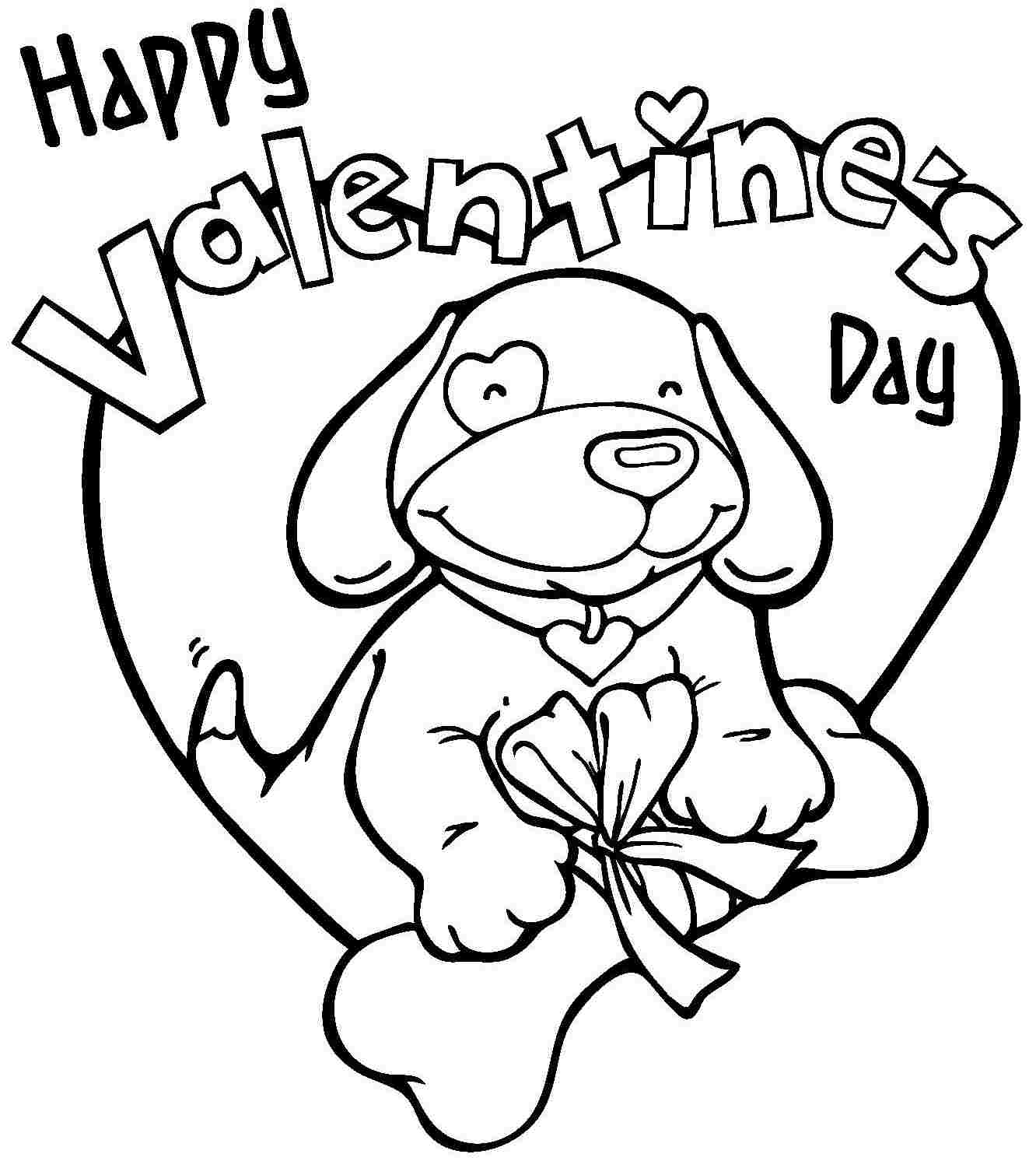 Free Valentines Day Coloring Pages
