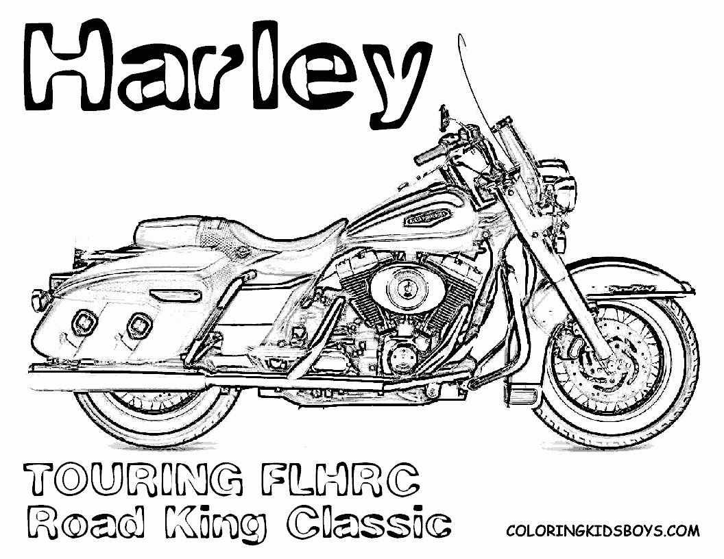 Harley Davidson Logo Coloring Pages Coloring Home