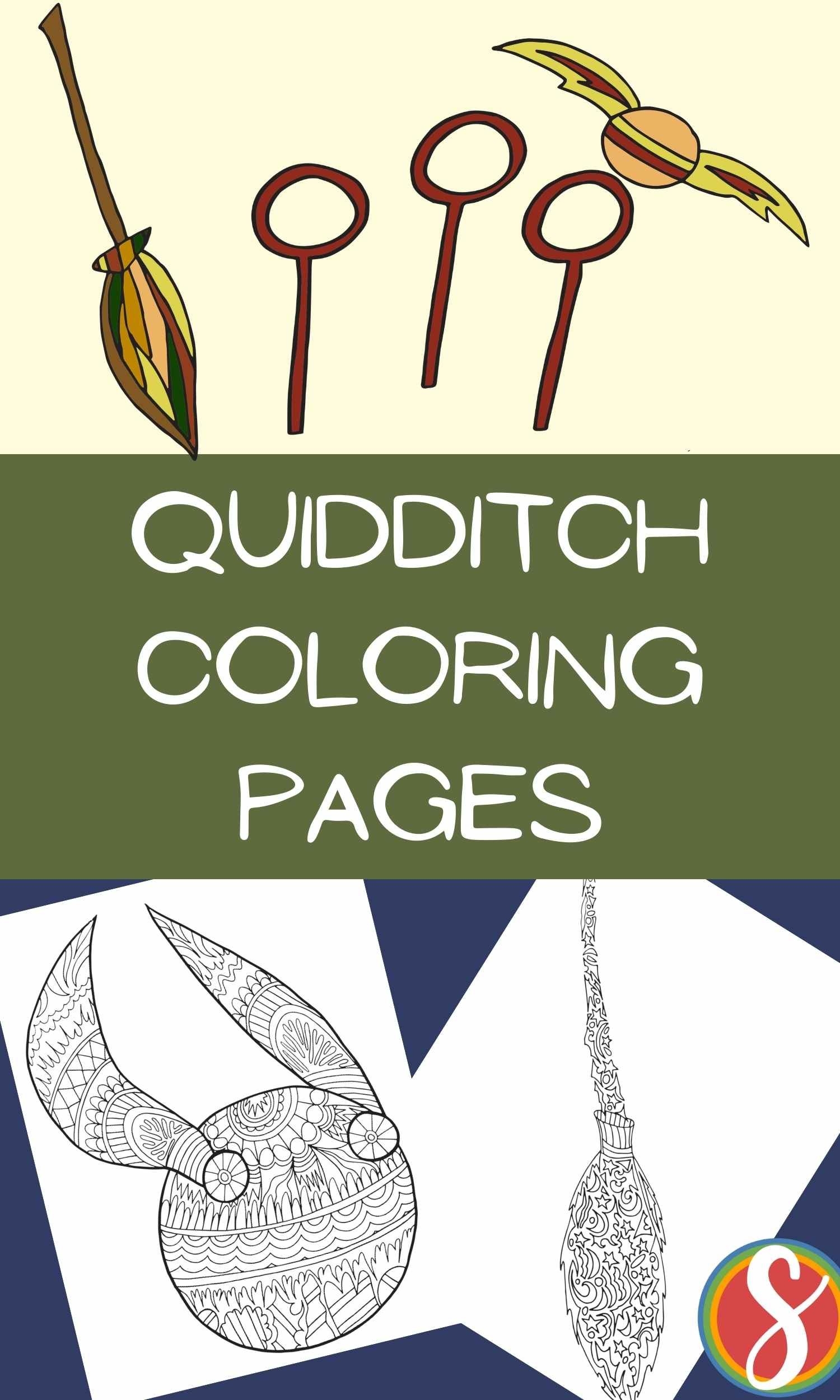 Harry Potter Quidditch Coloring Pages