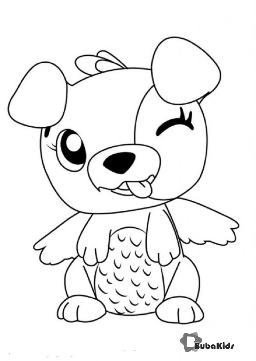Hatchimals Coloring Page BubaKids