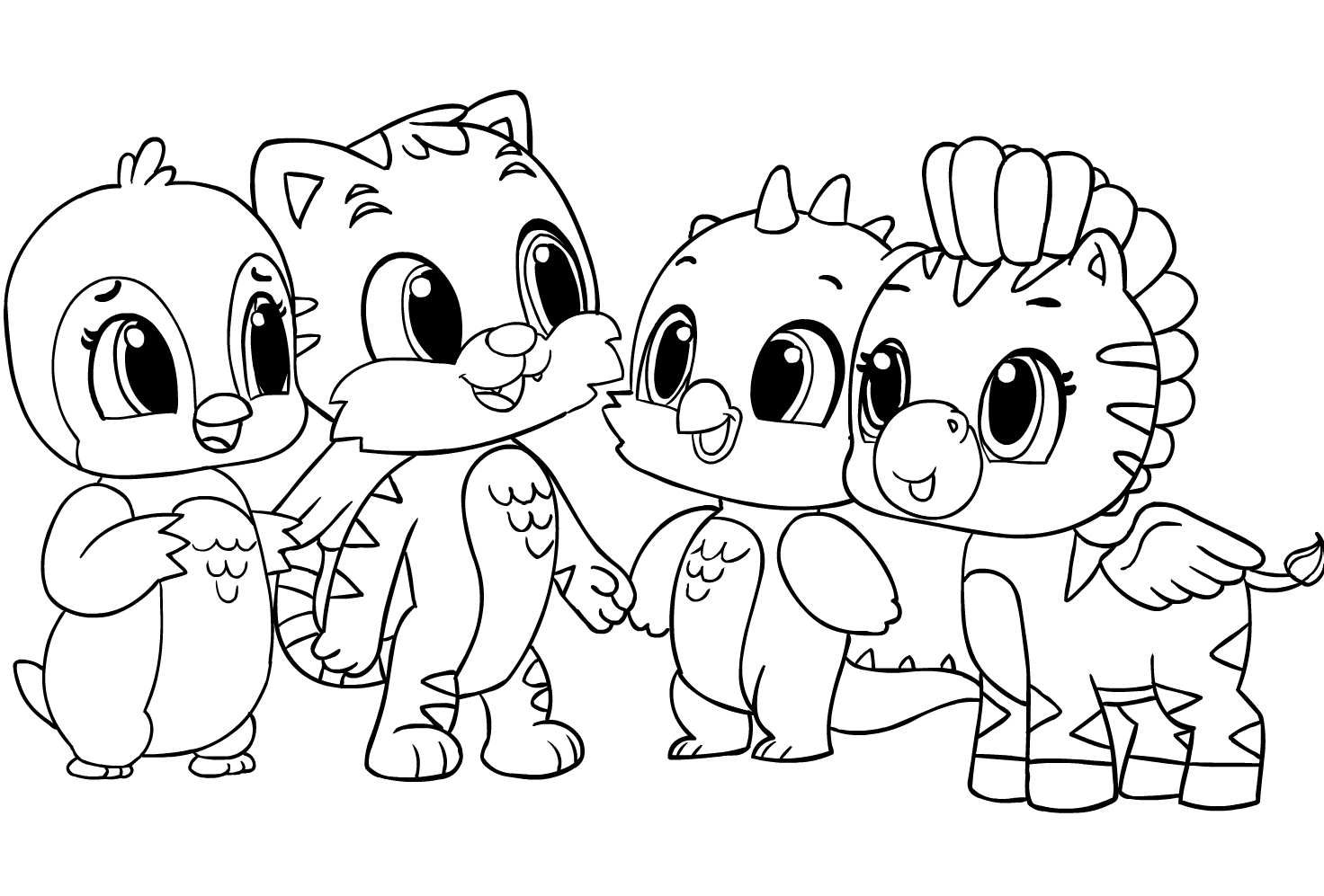 Hatchimals Toy Coloring Page Coloring Pages