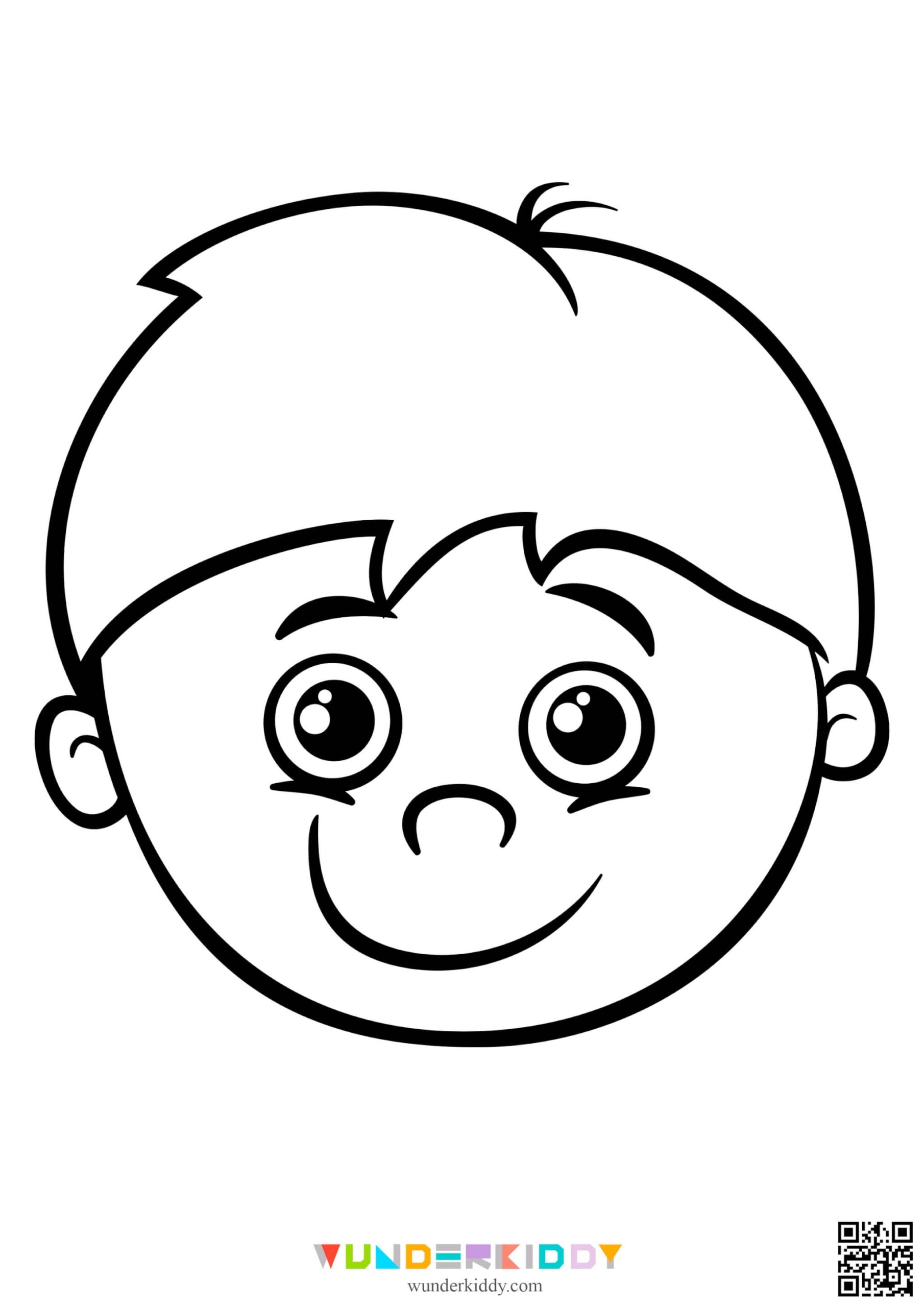 Head Coloring Page