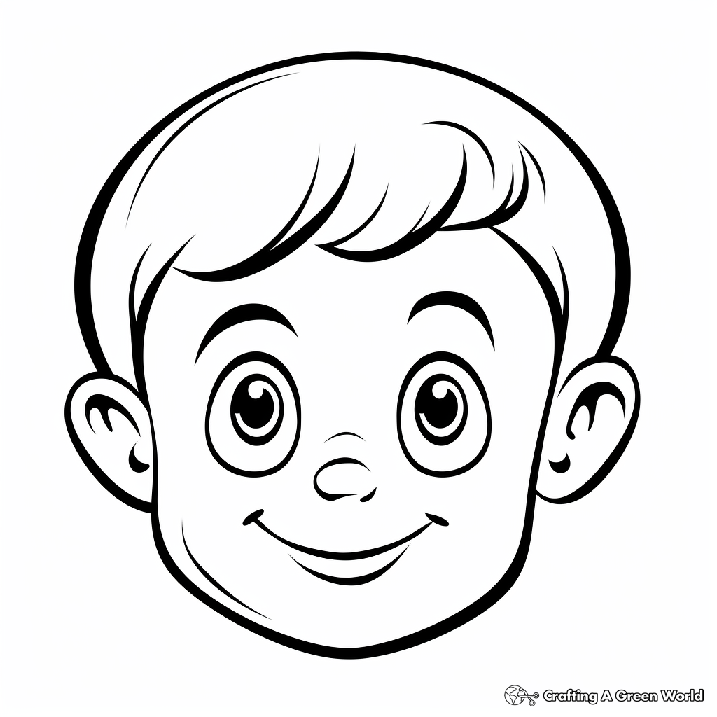 Head Coloring Pages Free Printable