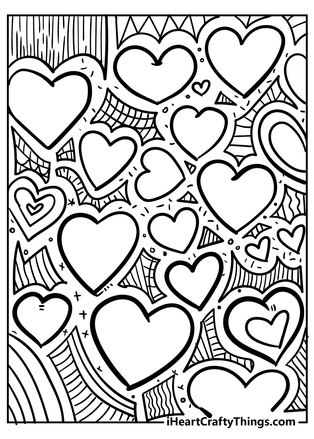 Coloring Page Heart