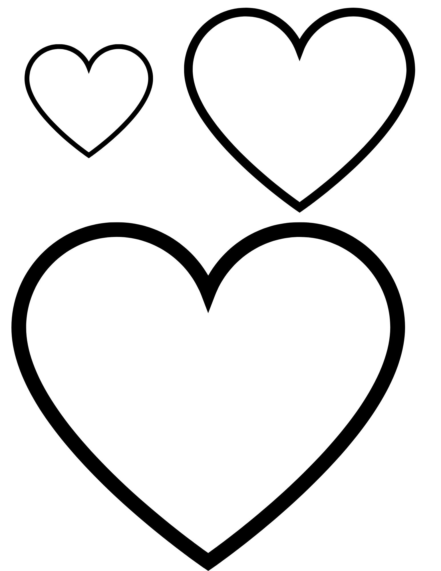 Heart Templates Printable Heart Template Heart Shapes Template