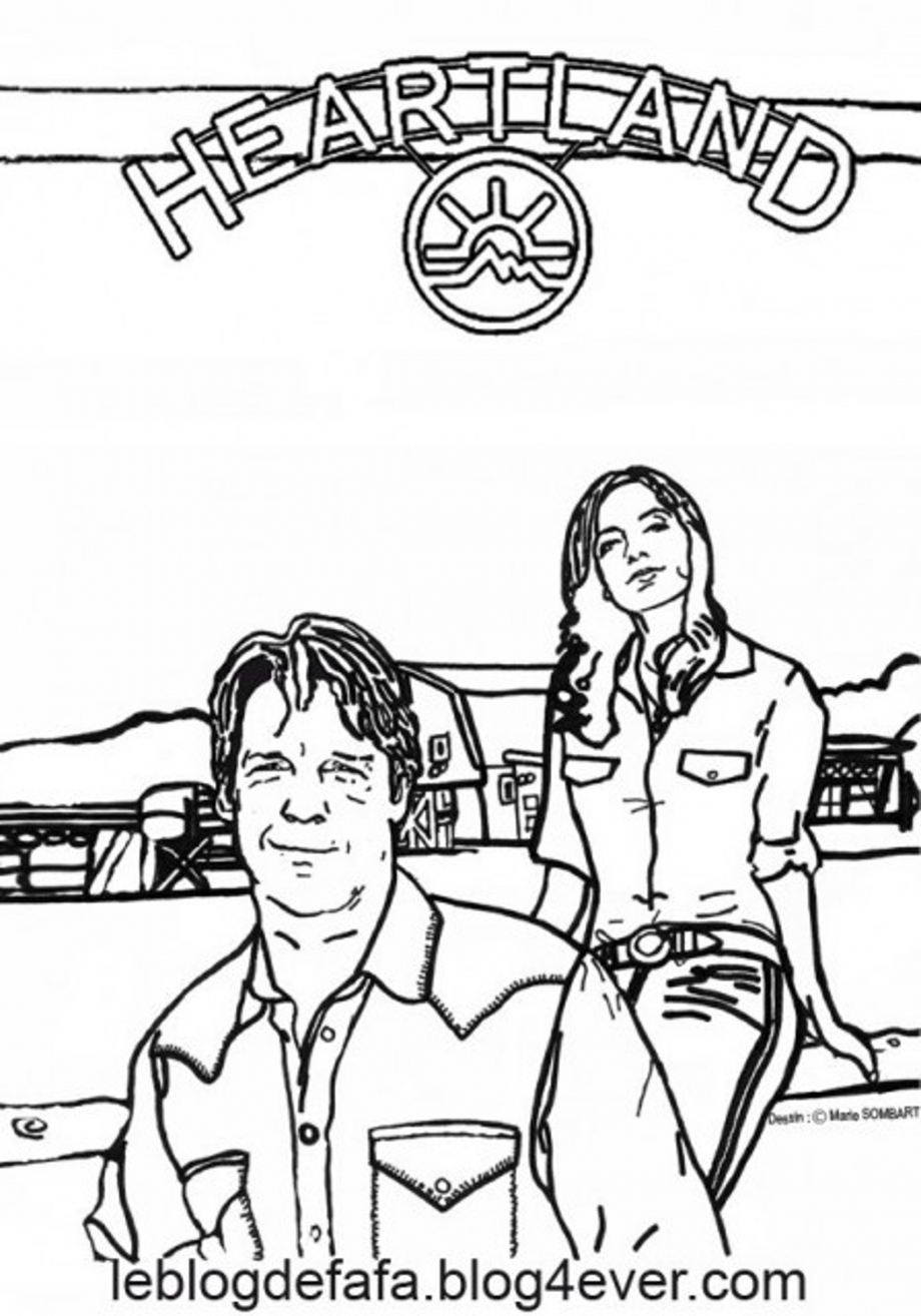 Heartland Coloring Sheets Coloring Pages