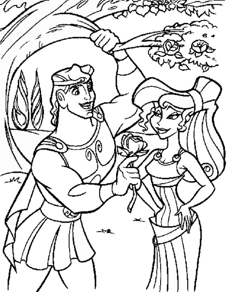 Hercules Coloring Pages Disney Coloring Home