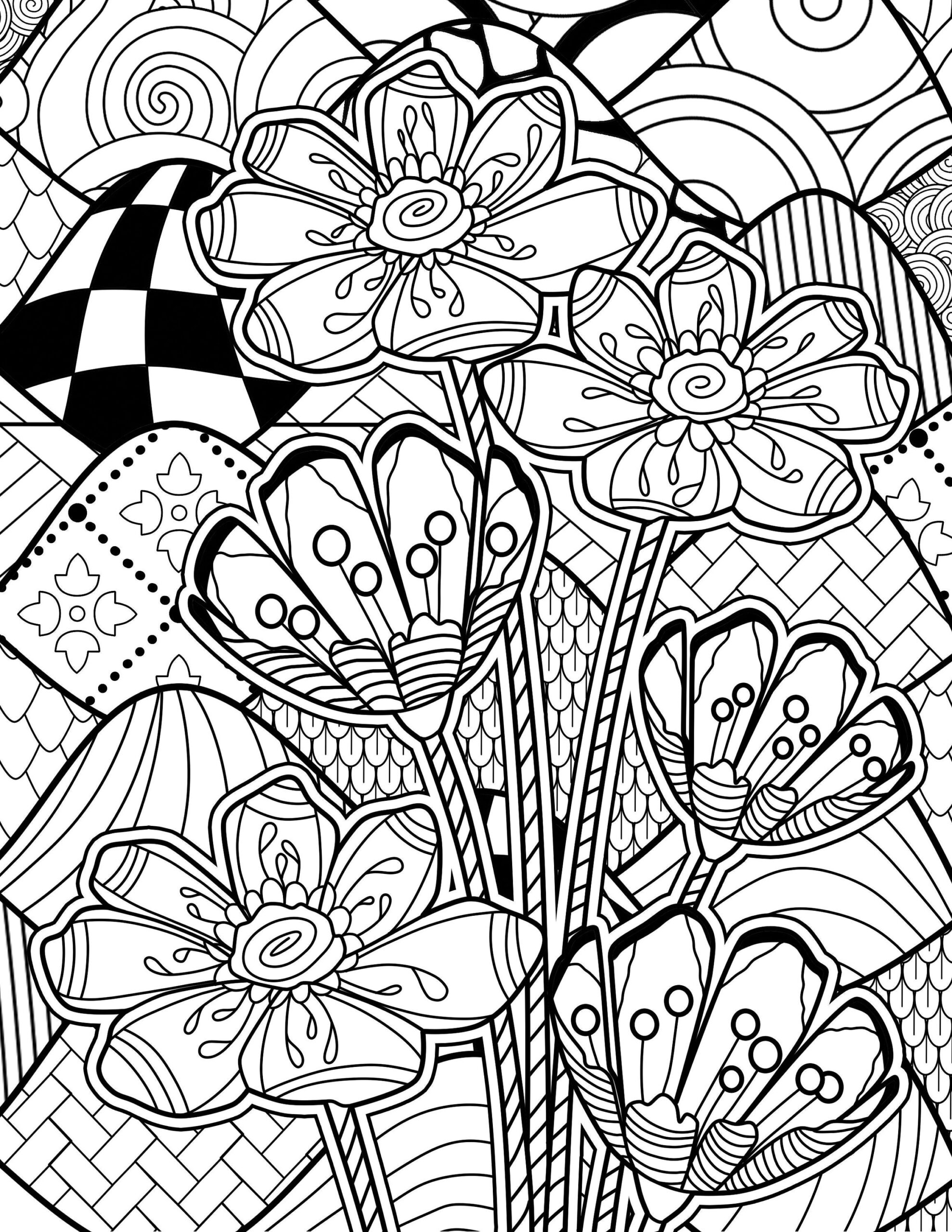 High Adult Coloring Pages