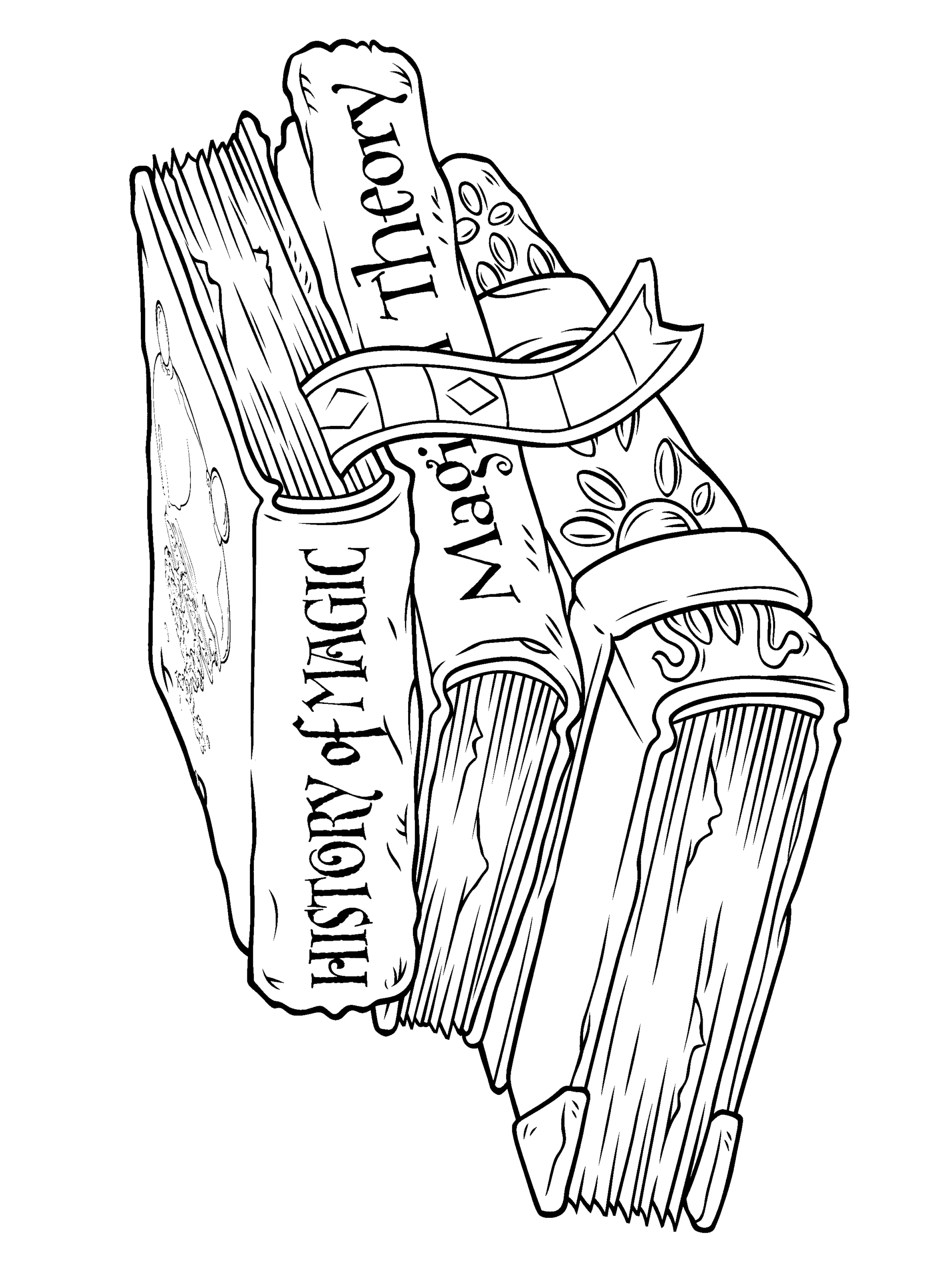 History Of Magic Harry Potter Coloring Book Harry Potter Colors