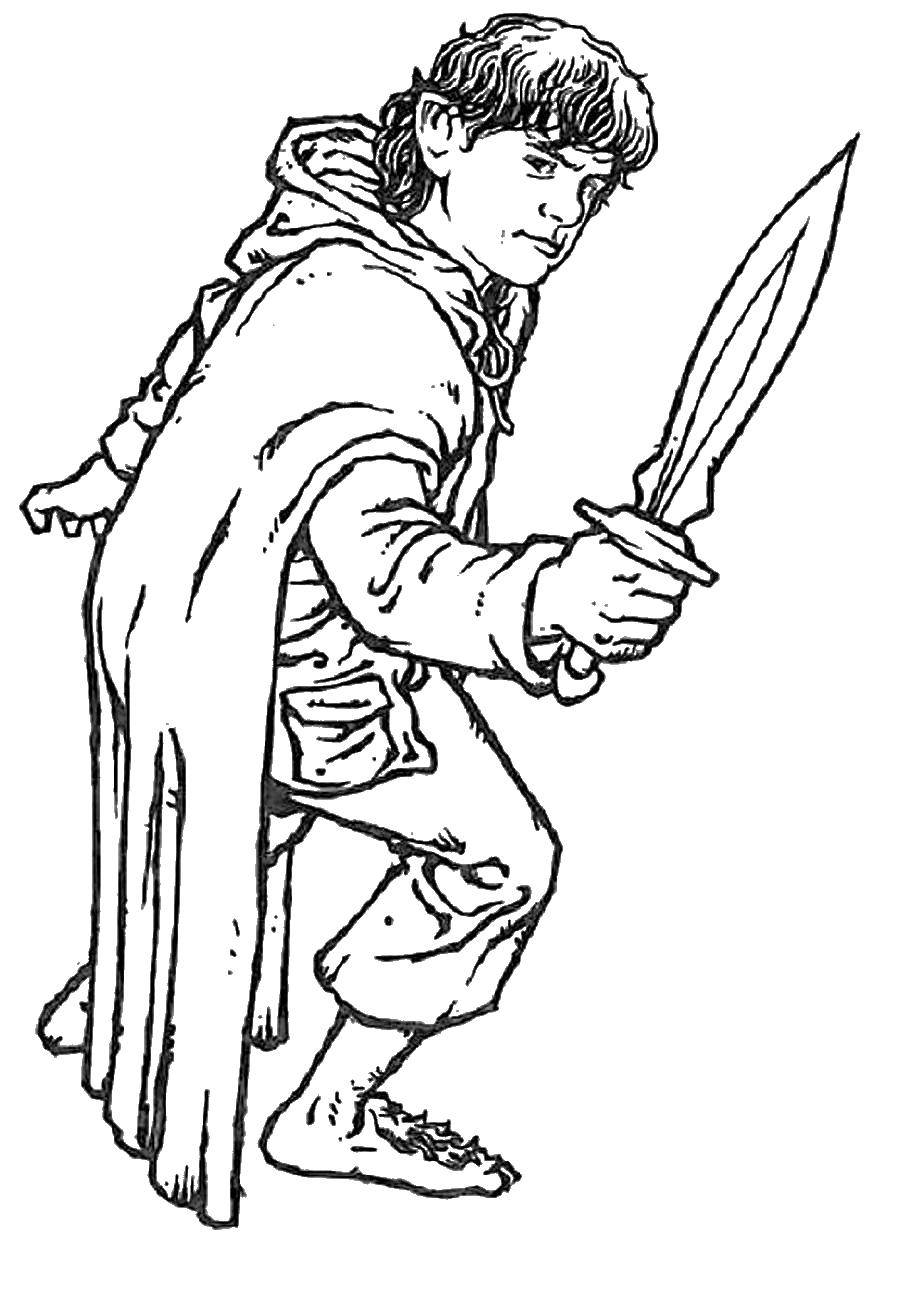 Hobbit Coloring Pages To Download And Print For Free