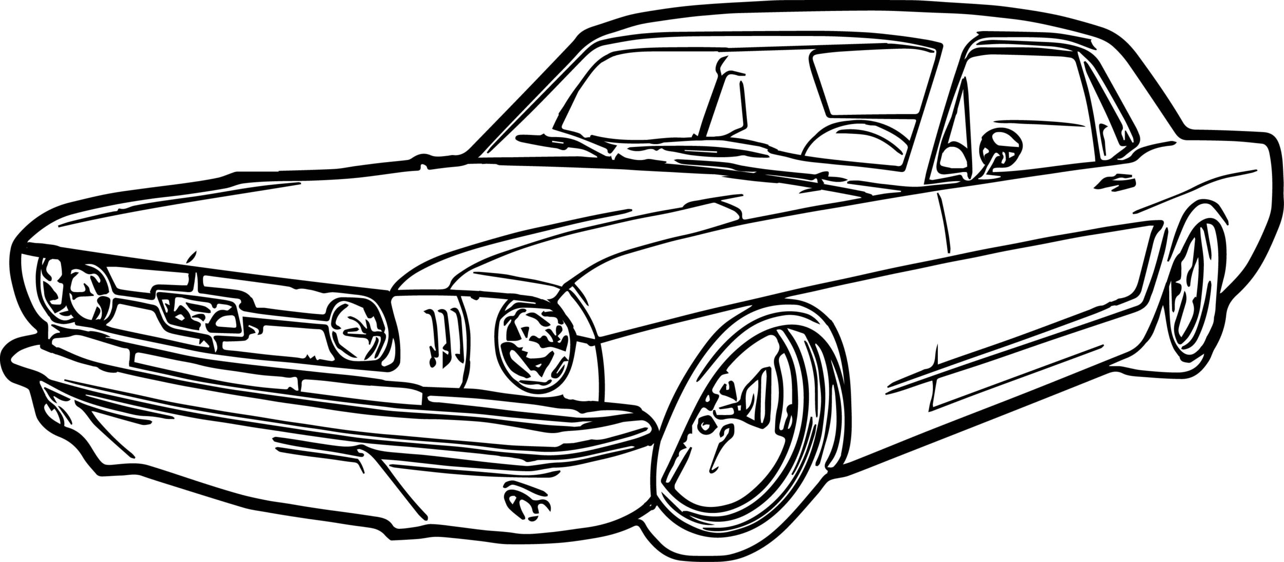 Hot Rod Coloring Pages