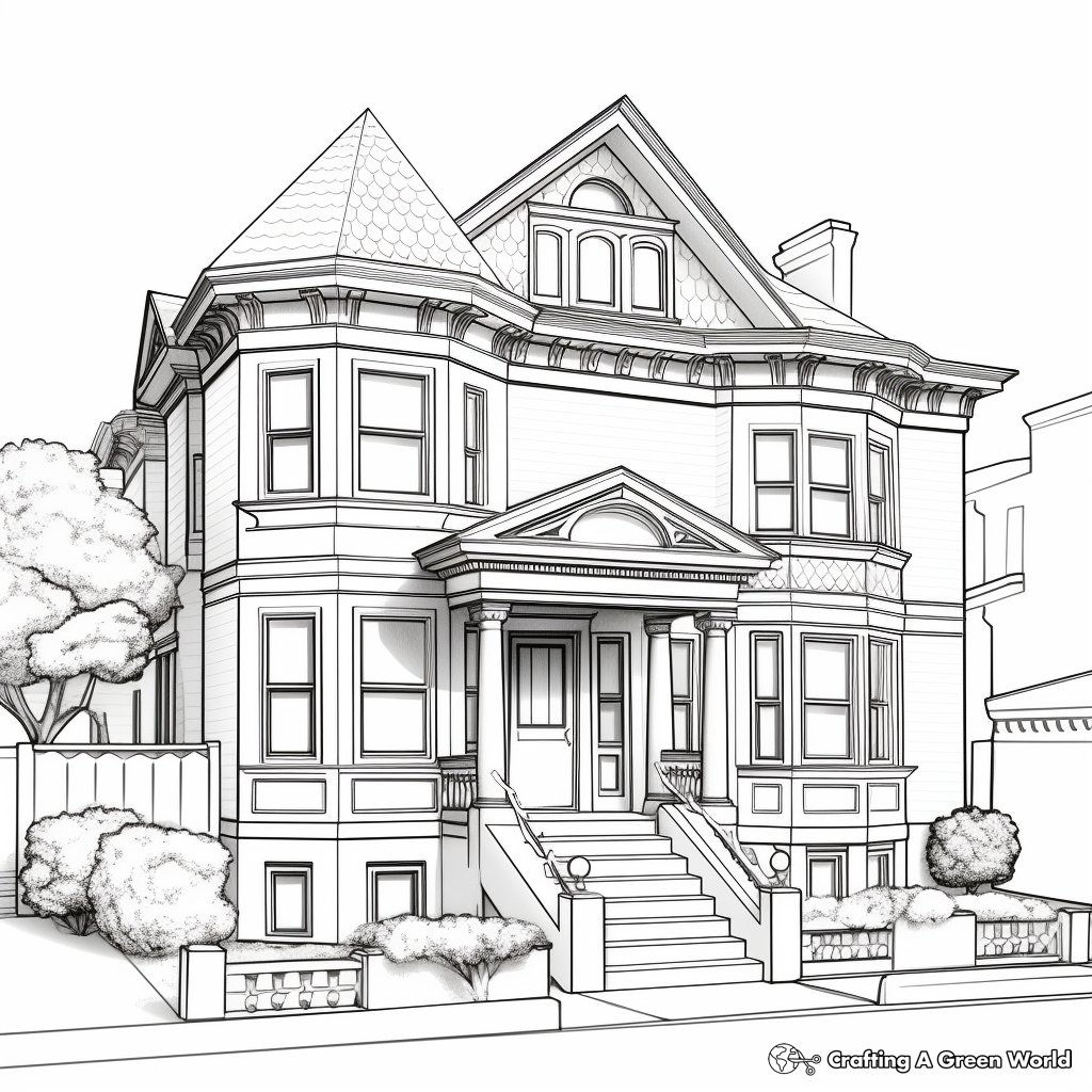 House Coloring Pages Free Printable