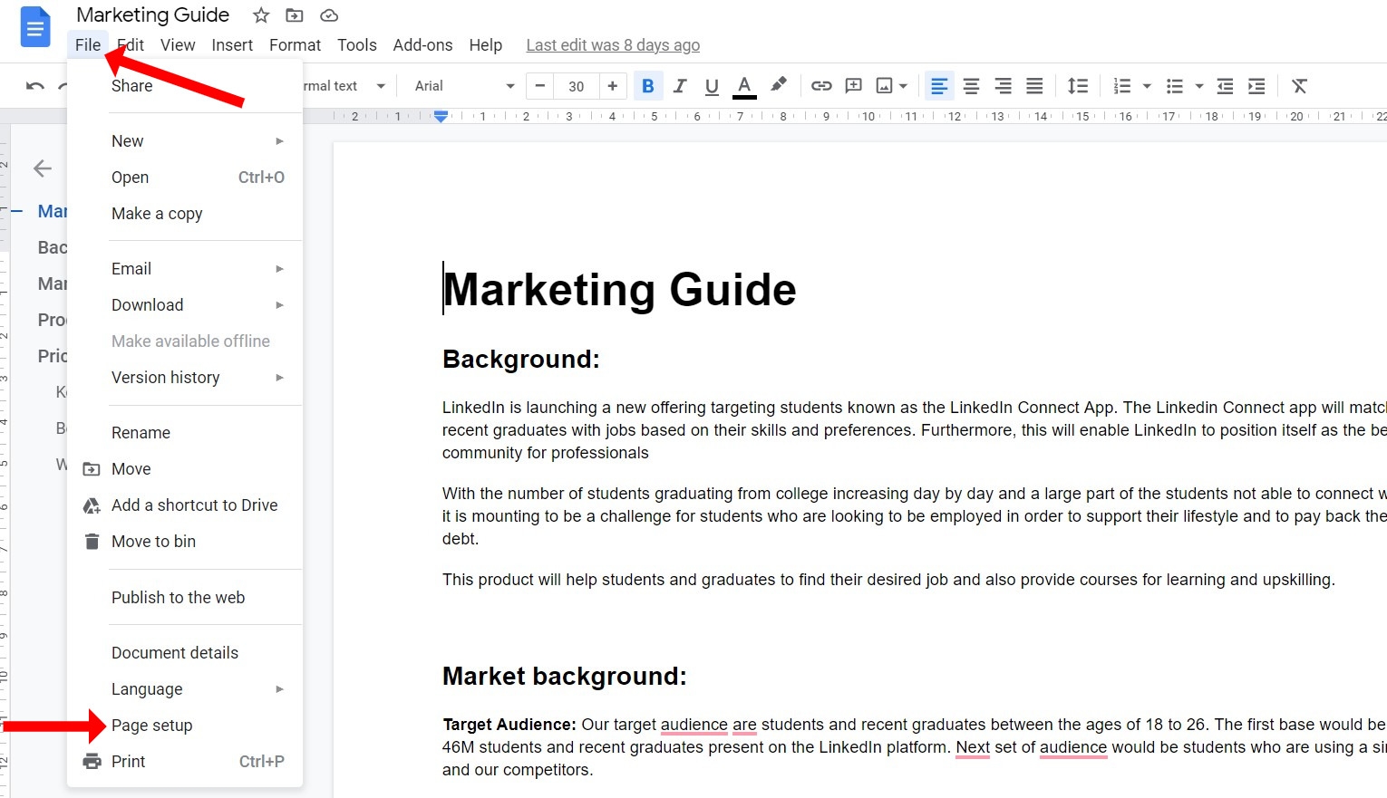 Google Doc Change Page Color