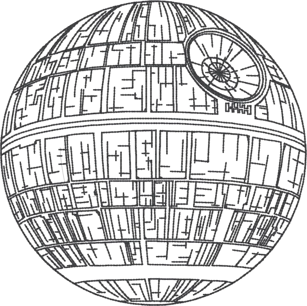 How To Draw The Death Star Step By Step Landforsalevantx