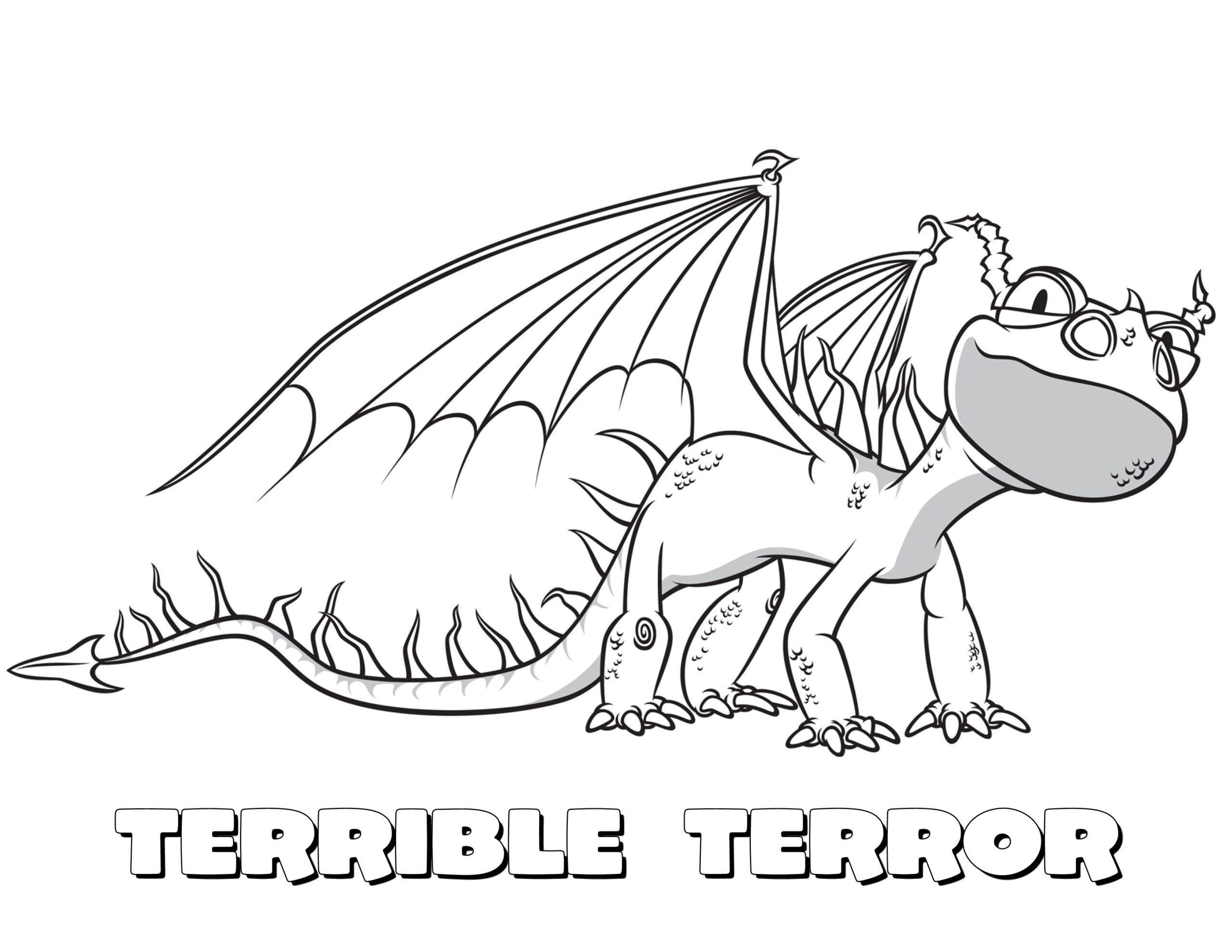 Coloring Pages Of Toothless