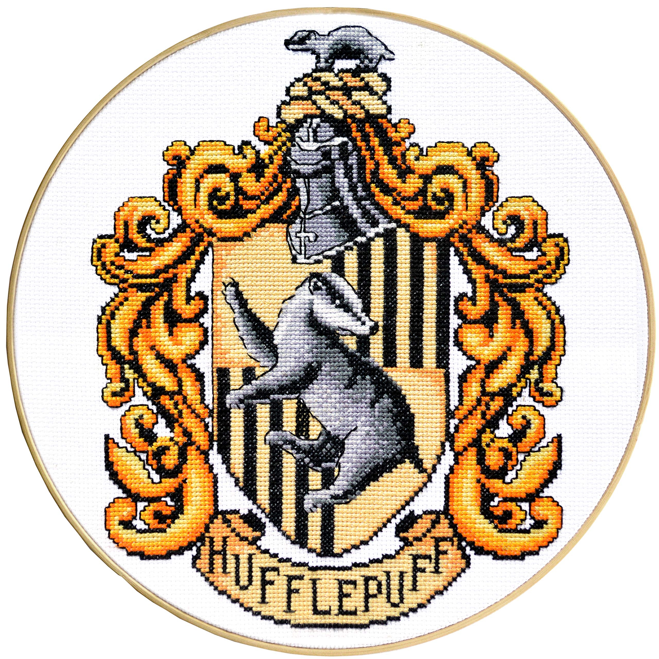Hufflepuff Crest Coloring Page