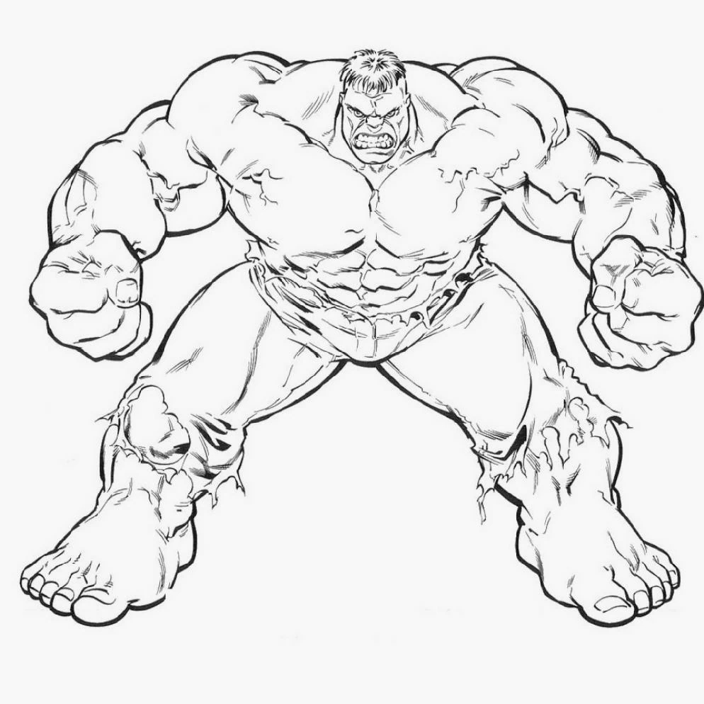 Hulk 79083 Superheroes Free Printable Coloring Pages
