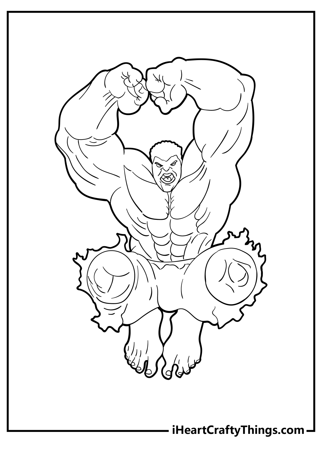 Hulk Coloring Pages 100 Free Printables