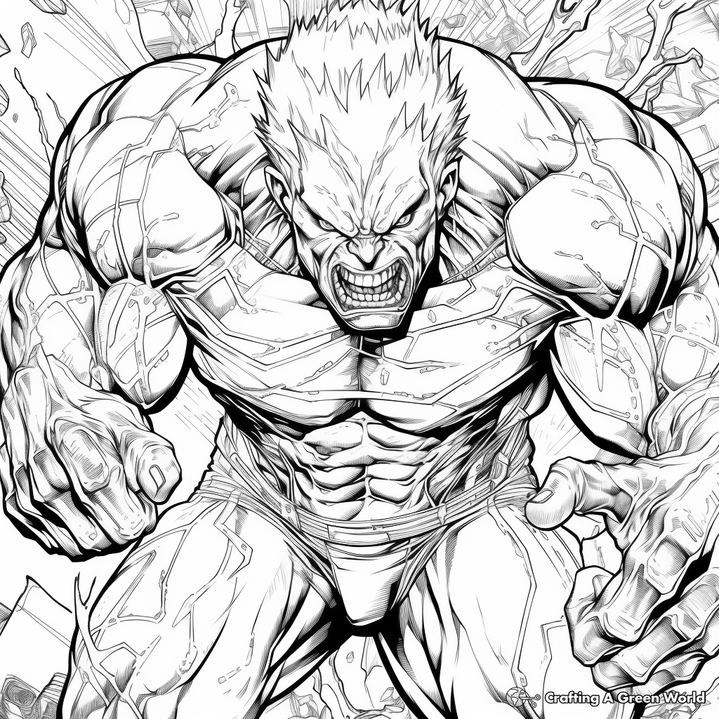 Hulk Coloring Pages Free Printable