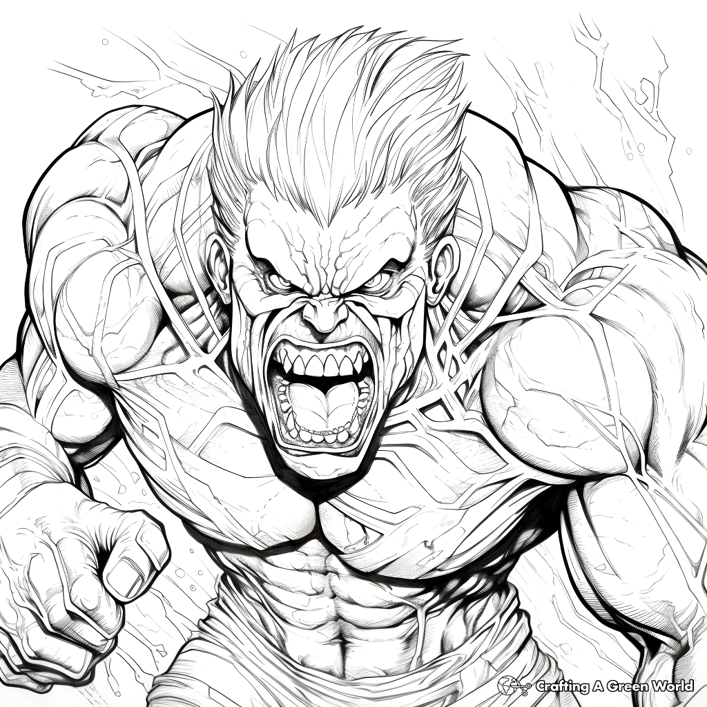Hulk Coloring Pages Free Printable